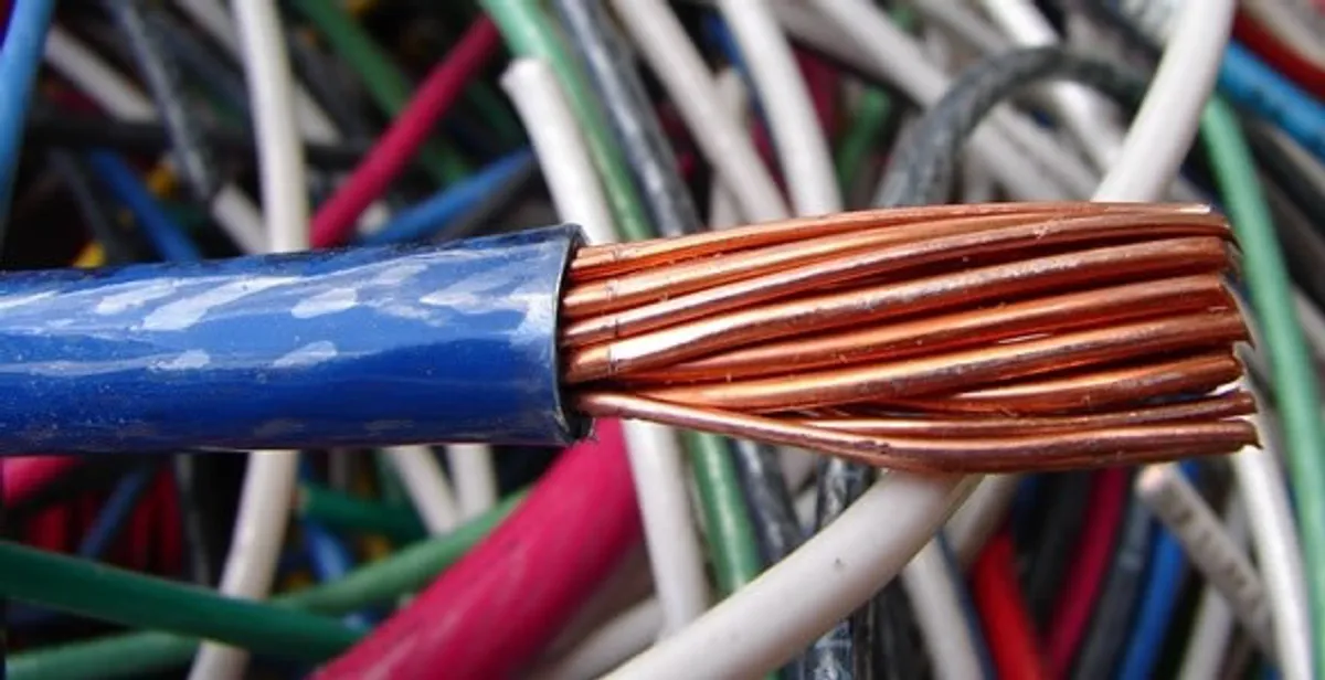 electrical wiring services showing exposed copper conductors and cable preparation in Denver, CO