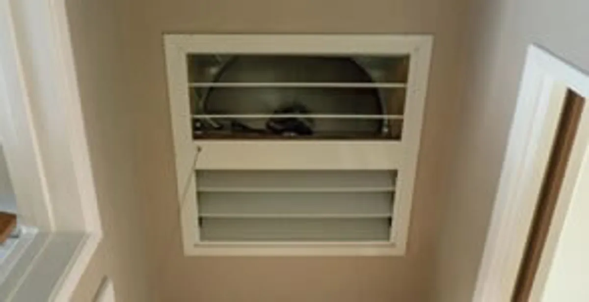 whole house fan installation services with ceiling-mounted ventilation system in Denver, CO